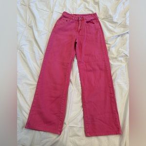 Pink jeans